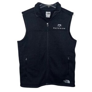 The North Face Men’s Black Fleece Full Zip Vest Size Medium